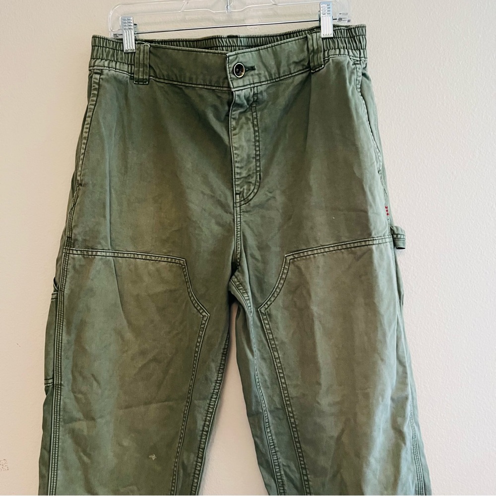 BDG Men's Olive Green Distressed Cargo Pants Size Large - Picture 5 of 8